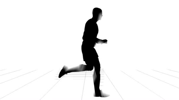 Homme courir . — Video