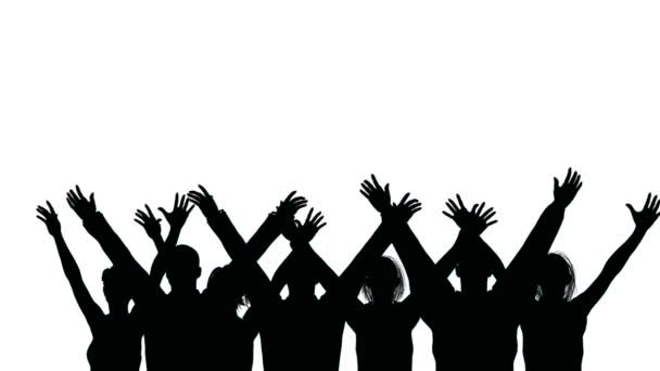 Groupe de mains vagues 