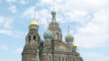 dökülmüş kan Katedrali üzerinde kurtarıcı. Sankt-petersburg, Rusya Federasyonu.