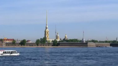 Peter ve paul fortress ve nehir neva, st. petersburg, Rusya Federasyonu.