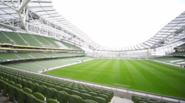 Boş Stadyumu aviva Dublin, İrlanda, kaydırma