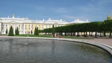 Grand palace, Çeşme duboviy ve üst Bahçe Peterhof, st. petersburg, Rusya Federasyonu.