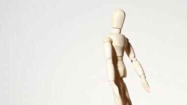 ahşap oyuncak aydınlatma beyaz, yarım vücut üzerinde döndürme