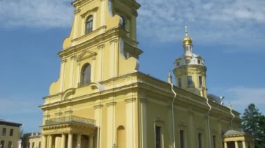 St.Peter ve paul Katedrali, alan ile katedral. Sankt-petersburg, Rusya Federasyonu.