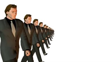 iş takım yürüyen döngü sorunsuz. hareketli kamera