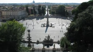 Piazza del Popolo, Roma, İtalya