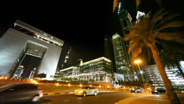 Dubai finanscentrum - difc — Stockvideo