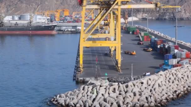 Port maritime de Mascate, Oman — Video