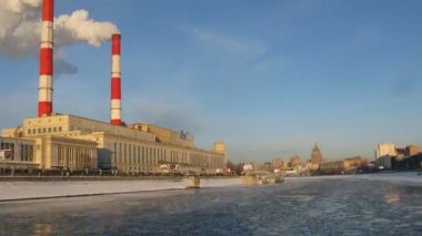 tekne motor, zaman atlamalı kış Nehri üzerinde çalıştırmak