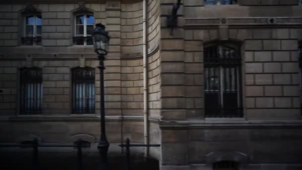 Elysee Palace - residence President of France — Stock Video