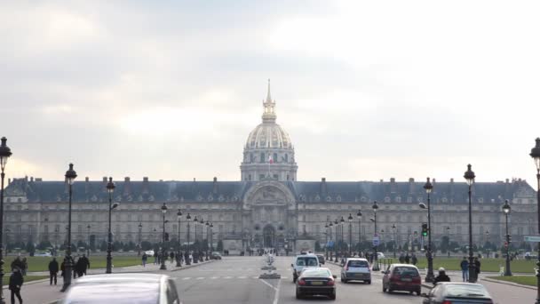 Государство Les Invalides в Париже — стоковое видео