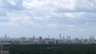 Bulutlu gün Moskova Panorama