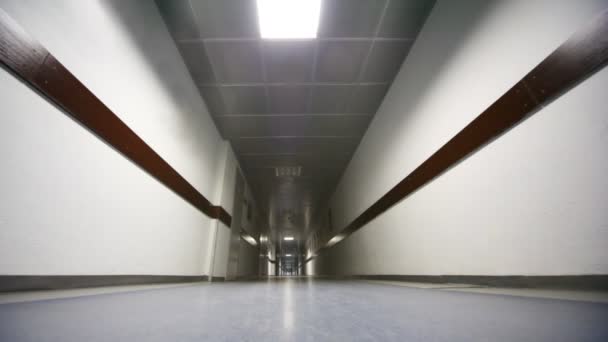 Businessman comes through wide corridor in office at camera, part2 — Stock Footage Businessman comes through wide corridor in office at camera, part2 Stock Video