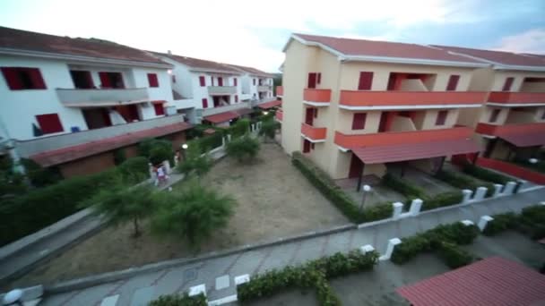Panoramic view from the balcony — Stock Footage Panoramic view from the balcony Video Clip