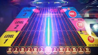 Kırmızı ve mavi ampuller, çocuk yuvaları slot makinesidir