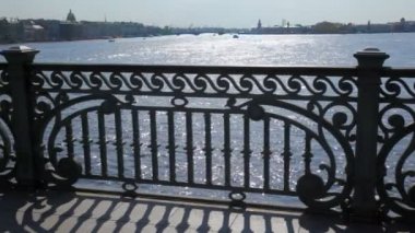 neva Nehri Köprüsü'nden petersburg Panoraması