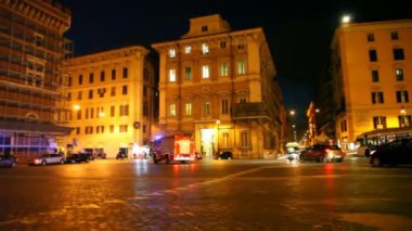 yangın kamyon acele ışıklı Venedik Meydanı, Roma