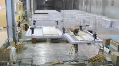 işçi assamble yapıları içinde Fuar Merkezi