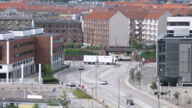 Kopenhag nordhavnen bölgesinde, zaman atlamalı kavşak