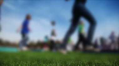 kitle fitness Stadyumu'nda güneşli bir sonbahar günü içinde