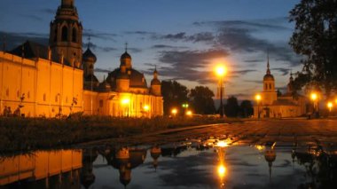 Vologda kremlin, zaman atlamalı birikintisi