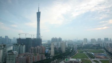 İnşaat guangzhou yeni tv yayıncılığı ofis binası