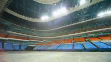 büyük boş salon Spor Kompleksi dairesel Panoraması