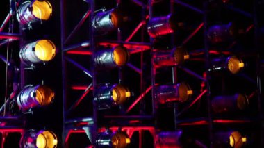 ışık gösterisi ekipman iş, yanıp söner ve renkli aydınlatma