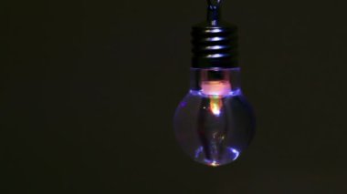 renk ışık lamba yanıp söner ve sways