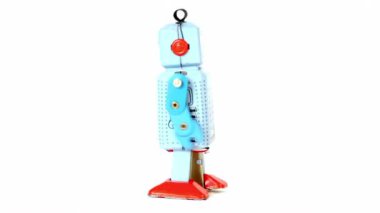 basit oyuncak robot yürüme