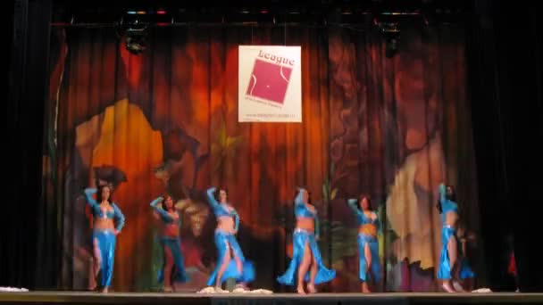 Concurso sobre danza del vientre Superioridad de Moscú 2012 — Vídeo de stock