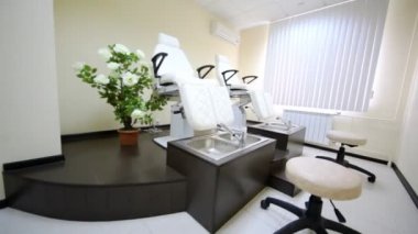 pedikür için tüm oda pencereden kamera uçuyor