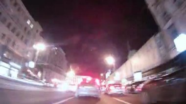 yollar Moskova dekore çelenk ile yılbaşı tarafından