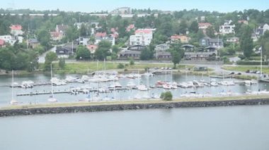 kalemizi stockholm yakınındaki kıyı Köyü'nde üzerinde birçok tekne