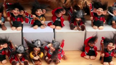 birçok oyuncak Vikingler ile Norveç, vitrin bayrakları