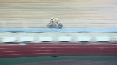 spor salonu parça yarış sırasında tarafından bisikletçi rides