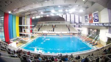 seyirci havuzu auditorium maçtan sonra su topu üzerinde bırakır