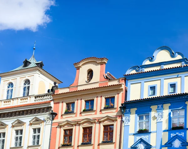 Old Prague houses — Stock Photo, Image