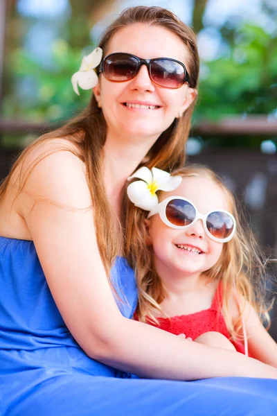 Moeder en dochter Portret — Stockfoto