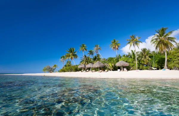 Doskonały tropikalnej plaży — Zdjęcie stockowe