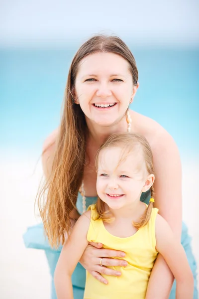 Mother and daughter on vacation Royalty Free Stock Images