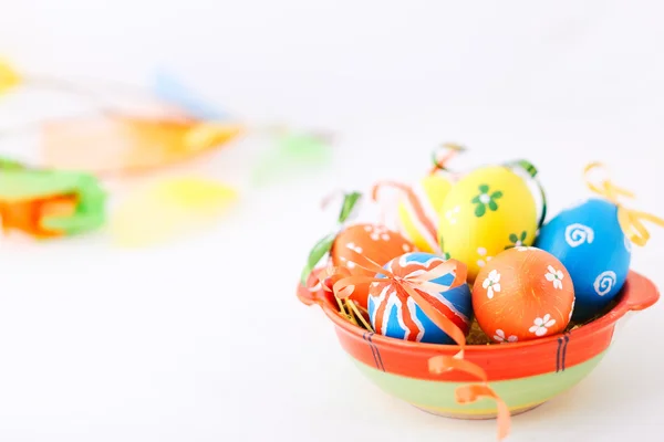 Hand painted Easter eggs — Stock Photo, Image