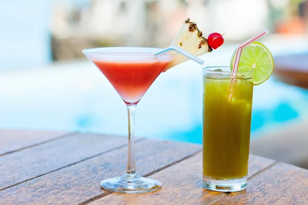 Exotic cocktails — Stock Photo, Image