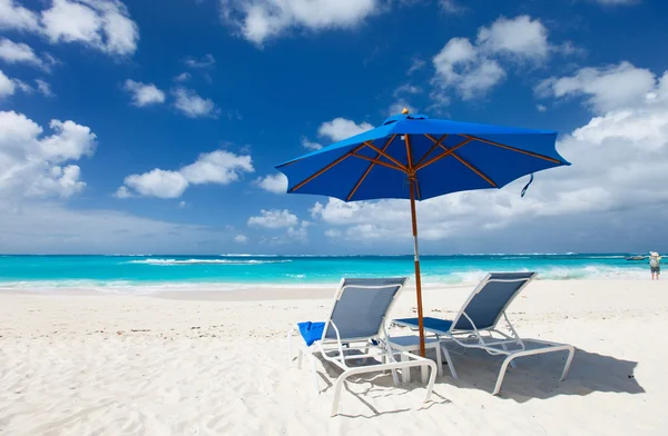 Bela praia caribenha — Fotografia de Stock