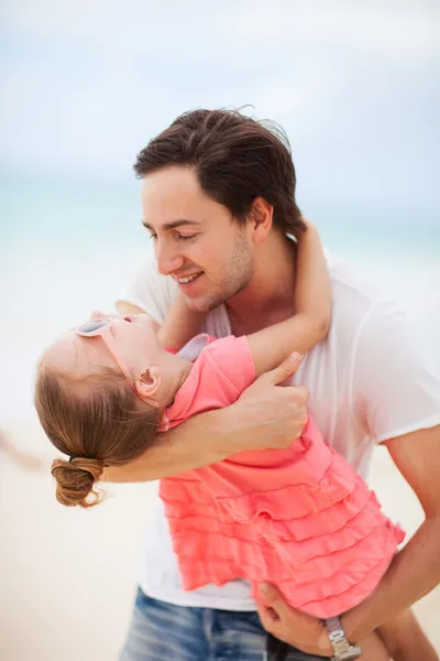 Ritratto padre e figlia — Foto Stock