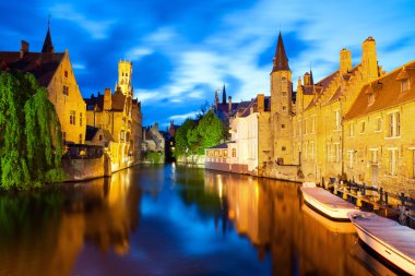 gece ünlü görünümü-Bruges