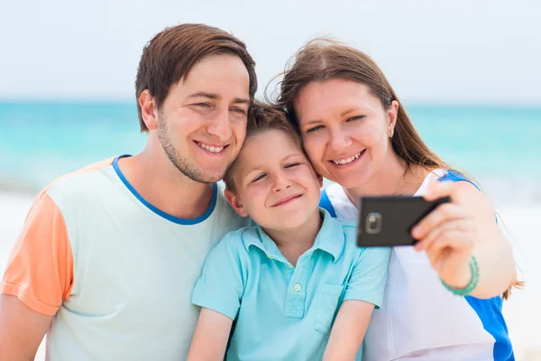 Family vacation portrait — Stock Photo, Image