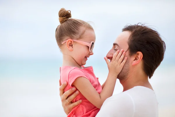 Ritratto padre e figlia — Foto Stock