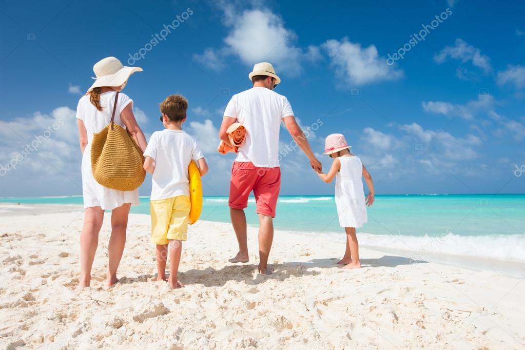 Family beach vacation