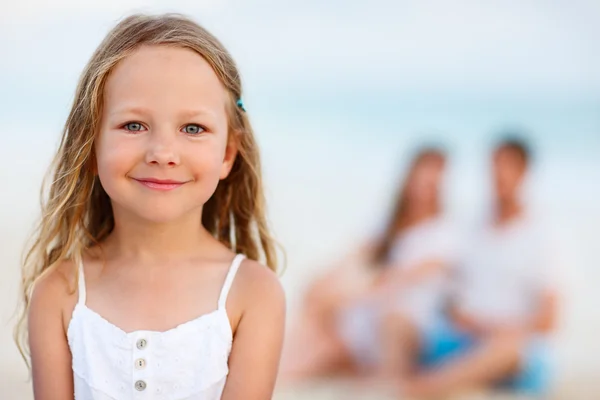 Adorável menina em férias — Fotografia de Stock